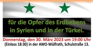 Benefizkonzert für die Opfer des Erdbebens in der Türkei und in Syrien