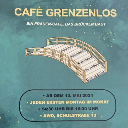 Cafe Grenzenlos jeden 1. Montag im Monat um 14:30 Uhr